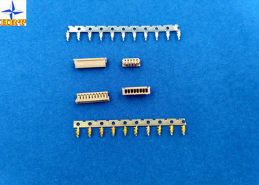 Çin 1.25mm Pitch Miniature Crimping Connector UL-listed Grey Color Lvds Display Connector Fabrika