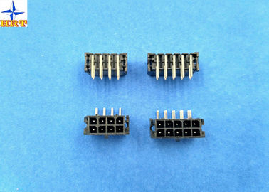 Çin Dual Row Wafer Connector with 3.0mm pitch for PCB Connector Micro-Fit Header Glow Wire Capable Fabrika